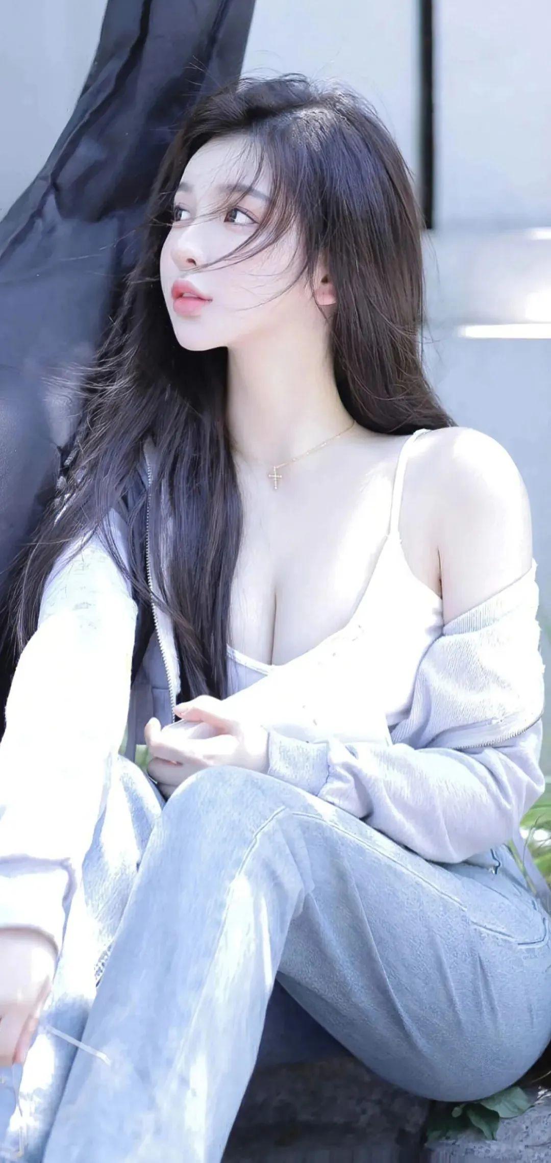 00后清纯美女手机壁纸全面屏 清新