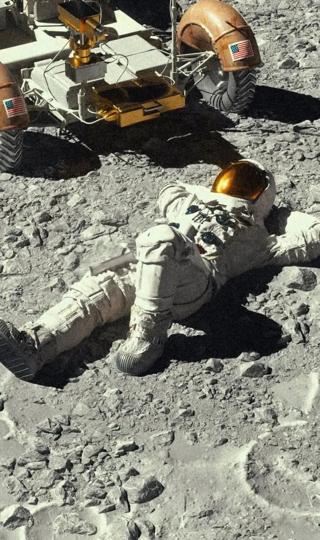 登陆车月球宇航员高清壁纸